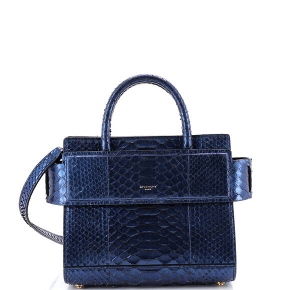 Givenchy Handbags - Givenchy Mini Horizon Satchel Python